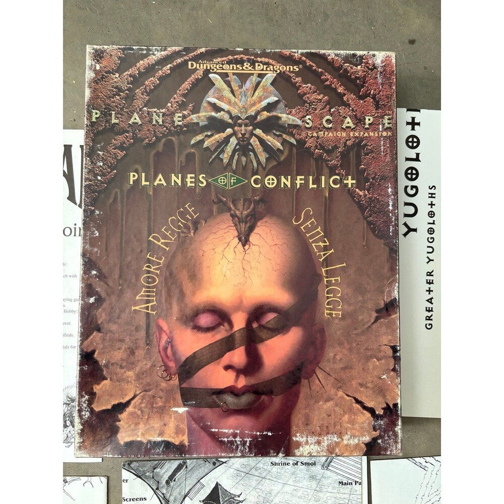 PLANES OF CONFLICT BOX SET Planescape Dungeons & Dragons AD&D TSR 1995 VERY RARE